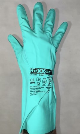 Niebieskie rękawice